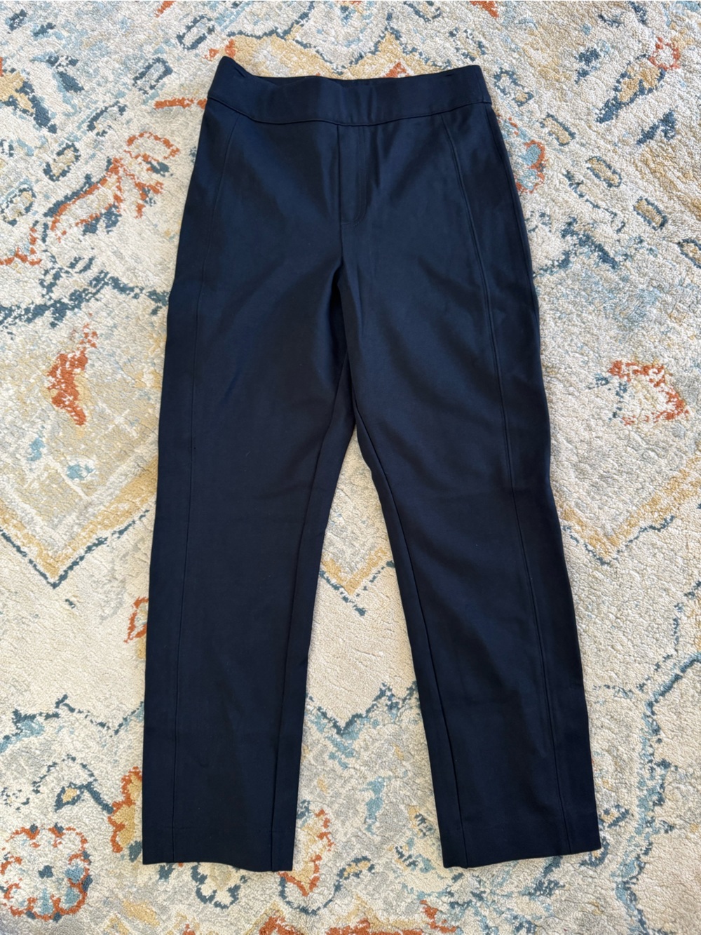 SPANX Black Ponte Straight-Leg Pants